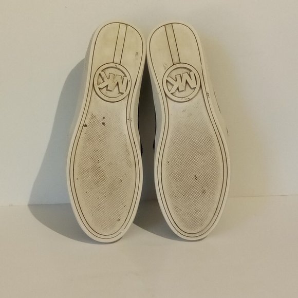 Michael Kors KEATON Slip-ons women's 8.5 Black Suede Leather HL17F Great Cond - Picture 12 of 12